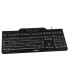 Cherry Teclado+lector chip integrado (DNIe) Negro