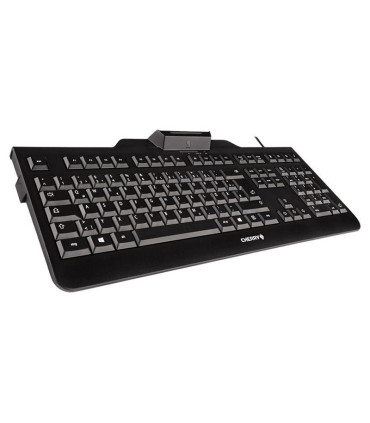 Cherry Teclado+lector chip integrado (DNIe) Negro