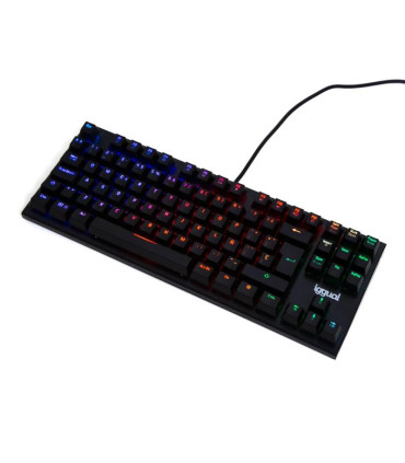 iggual Teclado gaming TKL mecánico ONYX RGB negro