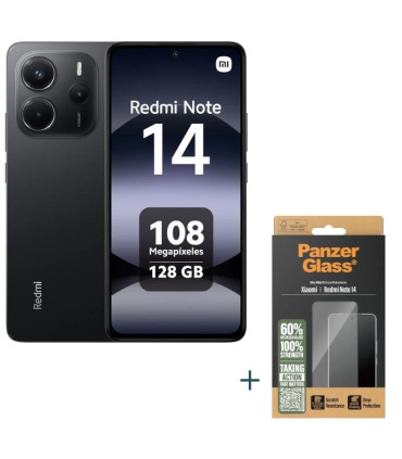 XIAOMI Redmi Note 14 128GB 6GB Black+Prot PanzerGl
