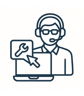 60 minutos de soporte remoto a través de Rustdesk