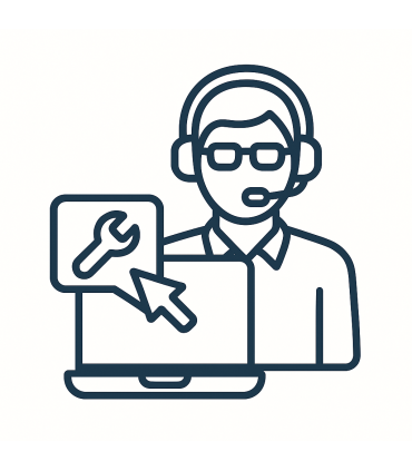 60 minutos de soporte remoto a través de Rustdesk