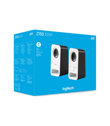 Logitech Altavoz 2.0 Z150 Blanco