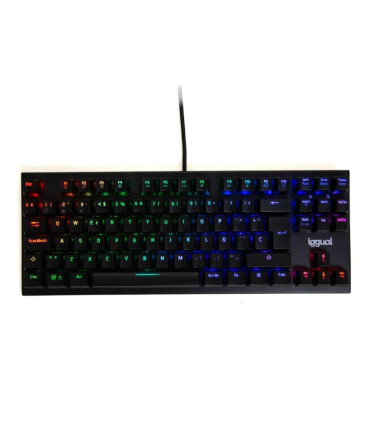 iggual Teclado gaming TKL mecánico ONYX RGB negro