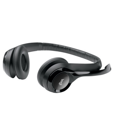 Logitech Auricular+Mic H390 USB Negro