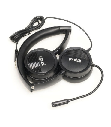 iggual Auriculares con micro Dual Tech USB/3,5 mm