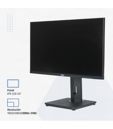 iggual Monitor 24" VGA HDMI 120Hz pivotante AA MM