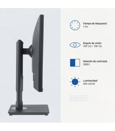 iggual Monitor 27" VGA HDMI 120Hz pivotante AA MM