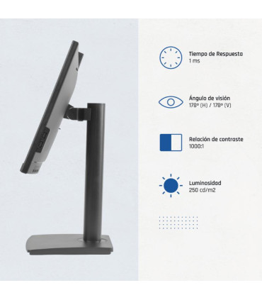 iggual Monitor 24" 120Hz 1ms HDMI VGA MM AA webcam