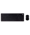 Nilox Teclado+raton NXKMWE0001 inalambrico Negro