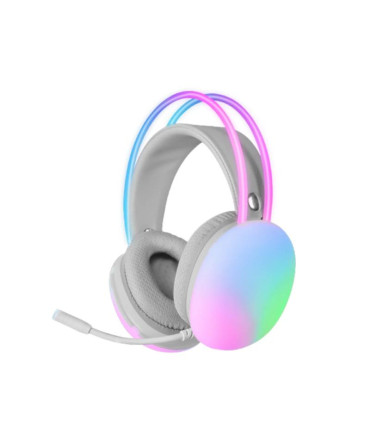 MARSGAMING Auriculares MH-GLOW PC/Ps4-5/xbox White
