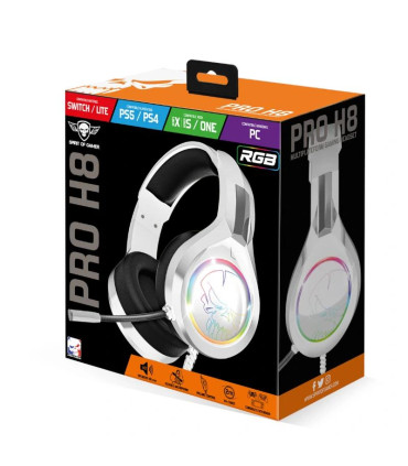 Spirit of Gamer Auricular Pro-H8 white