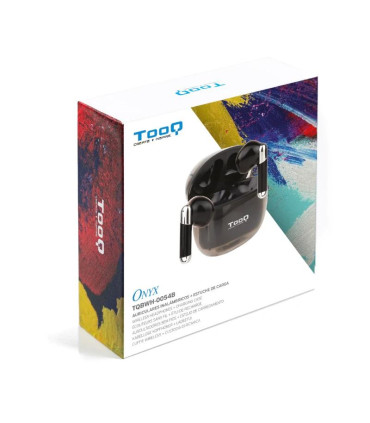 Tooq Auriculares Inalamb + Microfono "ONYX"