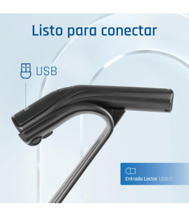 iggual Lector código barras 2D USB botón soporte