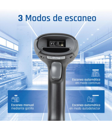 iggual Lector código barras 2D Bluetooth WiFi 2.4G