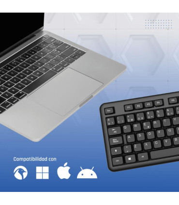 iggual Teclado USB estándar CK-OFFICE-105T negro