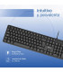 iggual Teclado USB estándar CK-SILENT-105T negro