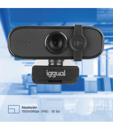 iggual Webcam USB FHD 1080p WC1080 Quick View