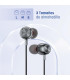 iggual Auriculares con micro intrauditivos Jack3,5