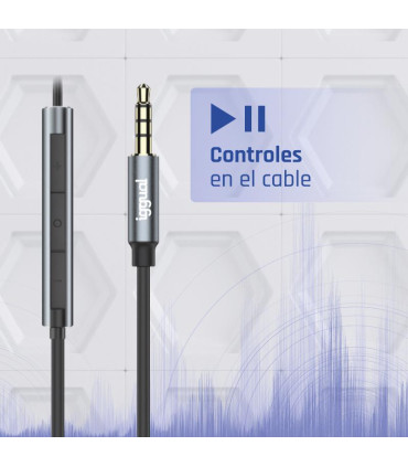iggual Auriculares con micro intrauditivos Jack3,5