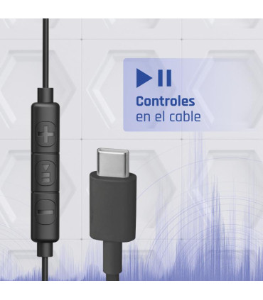iggual Auriculares tipo C intrauditivos con micro