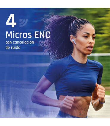 iggual Auriculares inalámbricos TWS Bluetooth blan