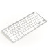 iggual Teclado Bluetooth Slim TKL-BT plata 2 canal