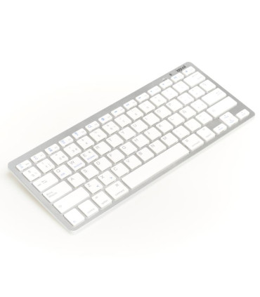 iggual Teclado Bluetooth Slim TKL-BT plata 2 canal