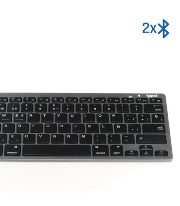 iggual Teclado Bluetooth Slim TKL-BT negro 2 canal