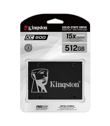 Kingston SKC600/512G SSD NAND TLC 3D 2.5"
