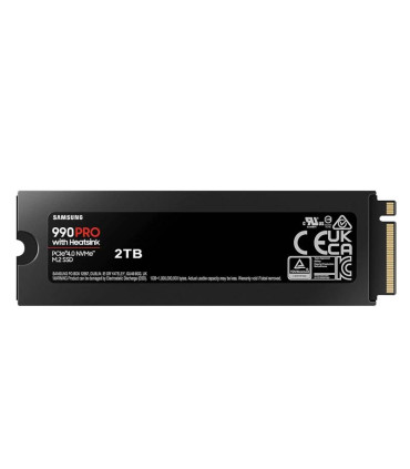 Samsung 990 PRO HeatSink SSD 2TB PCIe 4.0 NVMe M.2