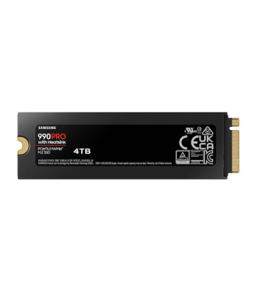 Samsung 990 PRO HeatSink SSD 4TB PCIe 4.0 NVMe M.2