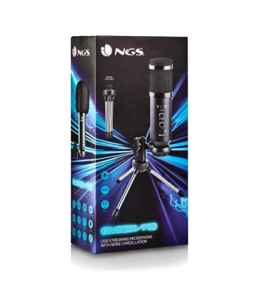 NGS MICROFONO UNIDIRECCIONAL CON TRIPODE Y USB