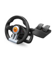 Krom Juego de Volante y pedales K-Wheel Multip.