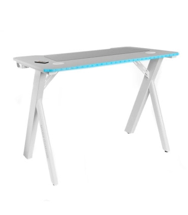 Mars Gaming Escritorio Rgb 100cm alfombri. Blanco