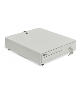 iggual Cajón portamonedas IRON-10W 38cm 4+6 blanco