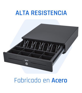 iggual Cajón portamonedas IRON-HD 41cm 5+8 negro