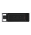 Kingston DataTraveler DT70 64GB USB C 3.2 Negro