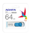 ADATA Lapiz Usb C008 64GB USB 2.0 Blanco/Azul