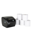 Kit impresora térmica tickets TP7001 + 5 rollos 80