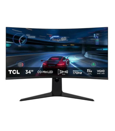 TCL 34R83Q Monitor 34" MiniLed 4K 170Hz 1ms Curv