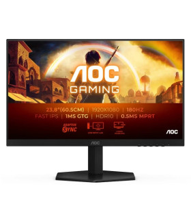 AOC 24G42E Monitor 23.8"IPS FHD 180hz 1ms HDMI DP
