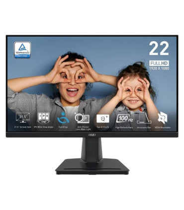 MSI PRO MP225 E12VL Monitor 22" FHD 120Hz VGA HDMI