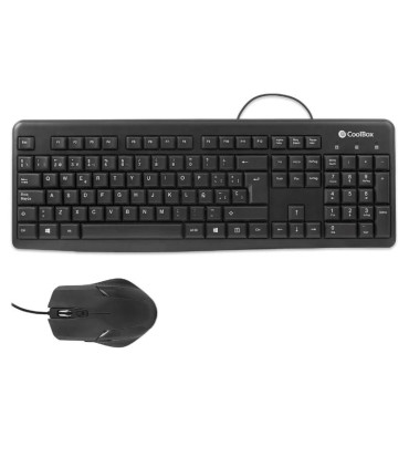 Coolbox Kit Teclado + Raton USB con cable