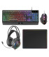 MARS GAMING TECLADO+RATON+ALFOMBRILLA+AURICULAR