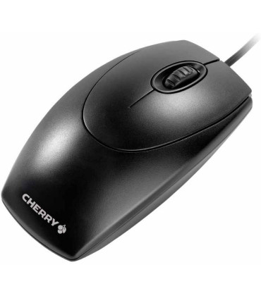 Cherry Ratón óptico Negro PS/2-USB