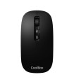 Coolbox Ratón W02-IA Inalámbrico RF+BT Negro