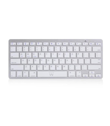 Ewent Teclado Bluetooth iOS/Android/Win Slim Plata