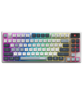 Msi Teclado FORGE GK600 TKL W SKY ES BT