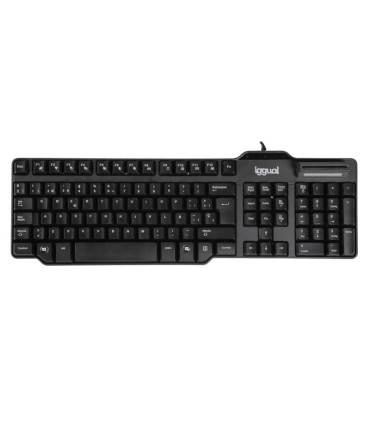 iggual Teclado con lector DNI CK-ID-DNI SMARTcard